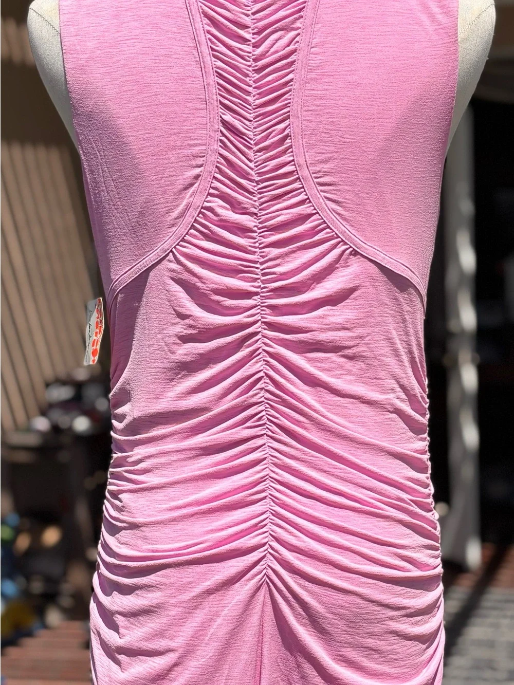 NWT! Free People Tennis Pickleball Rushed Dress Shorts Ball-Pocket Pink Aura ~ L